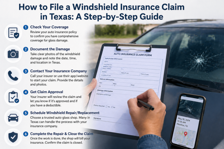 How to File a Windshield Insurance Claim in Texas: A Step-by-Step Guide